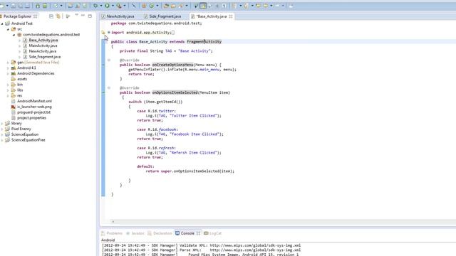 Android 4.0 Tutorials - 10. Fragments Part1 смотреть онлайн