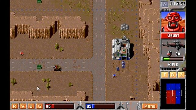 Z - PC MS-DOS (1996) - Level 1 Virgin Soldiers - DOSBox 0.74 Emulator - English Gameplay Windows 10 смотреть онлайн