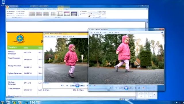 Windows 7 Videos Tours Aero Shake смотреть онлайн
