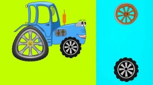 Синий трактор -  про ремонт трактора песенки.