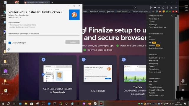 Windows10#DuckDuckGo browser (partie 1). смотреть онлайн