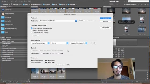 Adobe Bridge - Rinominare i file смотреть онлайн