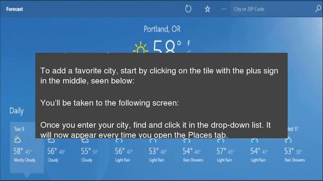 How to Configure the Windows 10 Weather App смотреть онлайн