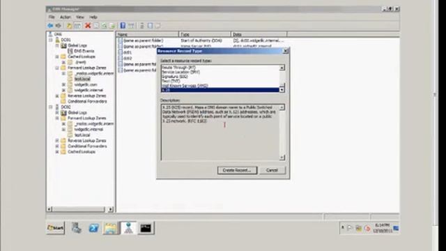 How to create an x25 record in a Windows 2008 DNS server смотреть онлайн