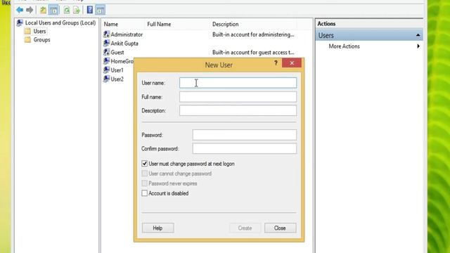 New User Account Create on Windows 7/8/10 | Computer Me User Account Kaise Create Kare смотреть онлайн