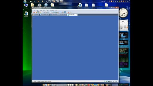 Mac OS-X 10.6 on Windows 7 and Vmware 7 смотреть онлайн