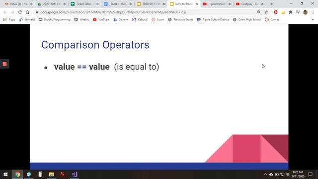 2020-09-11 - Intro to Branching смотреть онлайн