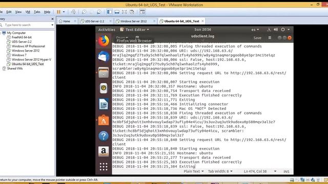 UDS Server | Cliente Ubuntu Linux 18.04 LTS | Grupo 13 | 4Nov2018 смотреть онлайн