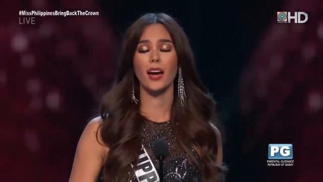 Here's Philippine bet Catriona Gray's opening statement at the #MissUniverse смотреть онлайн