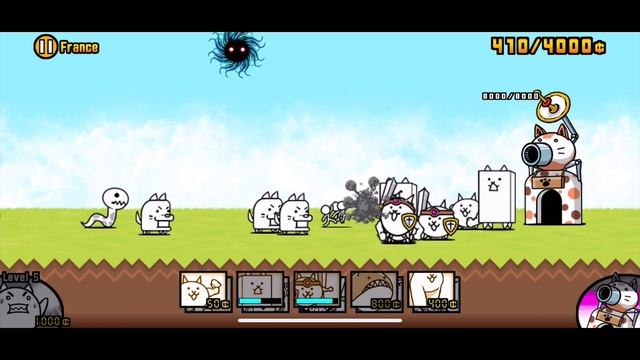 The Battle Cats - Gameplay Walkthrough Part 5 - Brave Cat & Whale Cat(iOS, Android) смотреть онлайн