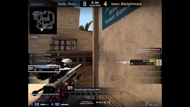 Best CS:GO AWP Flick with No-Scope смотреть онлайн