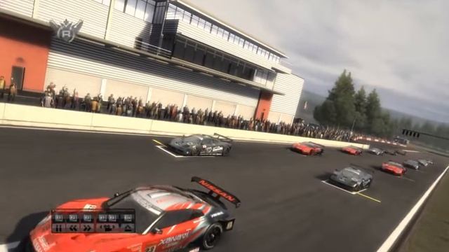Race Driver GRID DLC on PC - Nissan GTR GT500 @ Spa смотреть онлайн