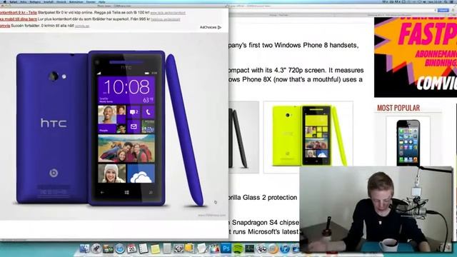 HTC Windows Phone 8X Full Specs смотреть онлайн