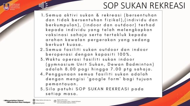 MDS UiTM Cawangan Johor Mac - Ogos 2022 : Sesi Bersama Unit Sukan смотреть онлайн