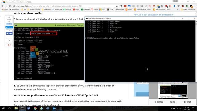 How to Change WiFi Network Priority in Windows 10 смотреть онлайн