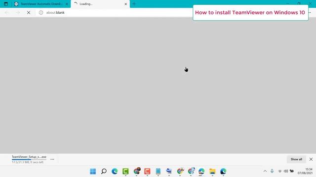 How to Install TeamViewer in Windows 11 PC in 2022 смотреть онлайн