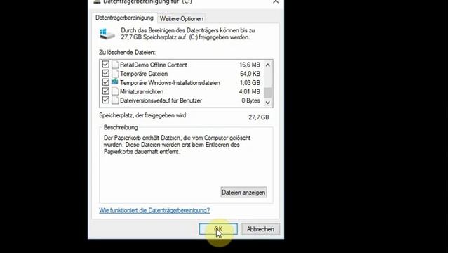[Tutorial] Windows.old-Ordner löschen - Datenträgerbereinigung - Festplatte aufräumen - Computer смотреть онлайн
