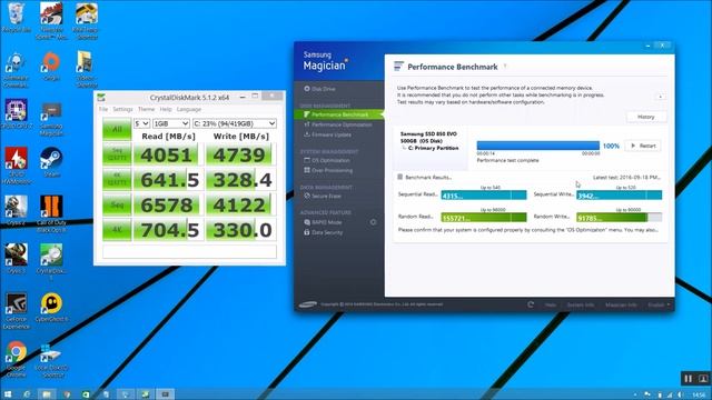 Exceptional Benchmark Results of Samsung 850 evo SSD смотреть онлайн