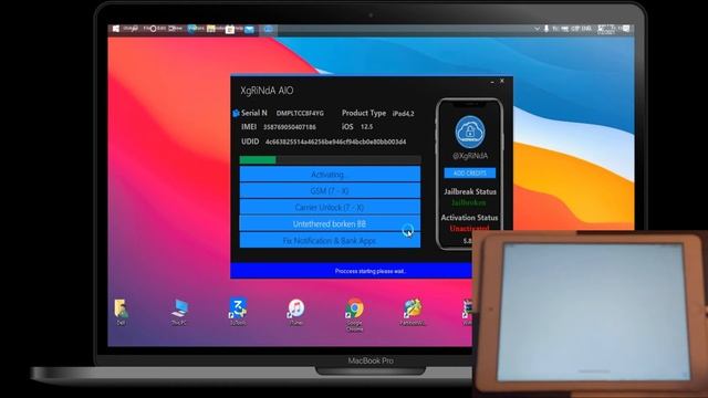 Untethered bypass Fix iMessage & Facetime AppStore Notifications Bankapp Free Full MEID Bypass 2021 смотреть онлайн
