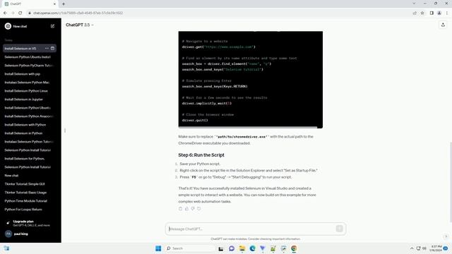 install selenium python visual studio смотреть онлайн