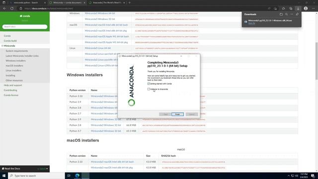 Intalasi Miniconda di Windows 10 смотреть онлайн