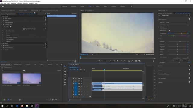 How to copy color settings from one clip to another (Premiere Pro, Lumetri Color) смотреть онлайн