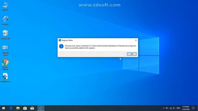 Restore Windows 7 Photo Viewer in Windows 10 смотреть онлайн