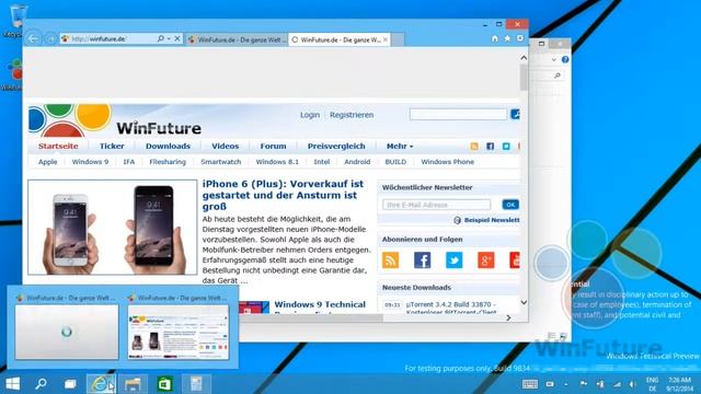 Windows 9 Multi Desktop in Aktion смотреть онлайн