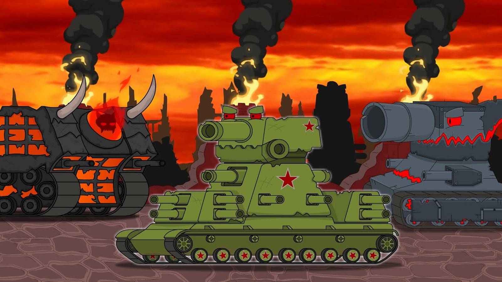 История КВ-44 против Монстров (Анимация) смотреть онлайн