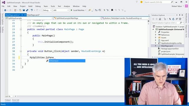 18 XAML Layout with the SplitPanel смотреть онлайн