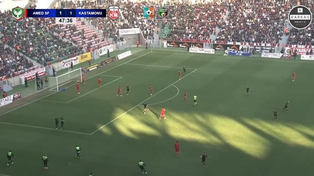 Amedspor 1-2 Kastamonuspor | ÖZET смотреть онлайн