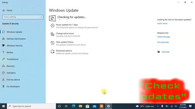 How to Check Windows 10 for new updates | Method #1 смотреть онлайн