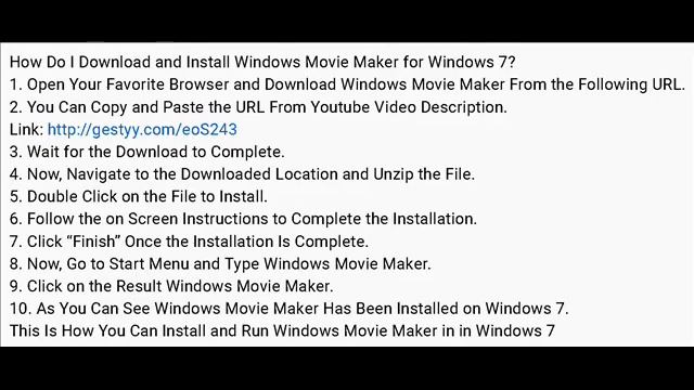 How to Install Windows Movie Maker on Windows 7 смотреть онлайн