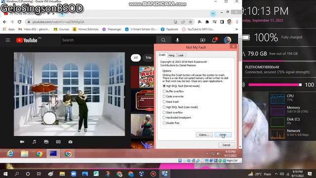 Da Da Da Song has BSOD VM (Windows 8) смотреть онлайн