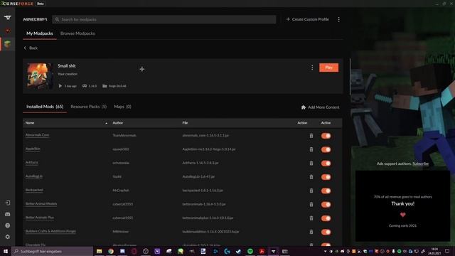 [Tutorial] how to make your own Modpack // CurseForge // Kirti смотреть онлайн