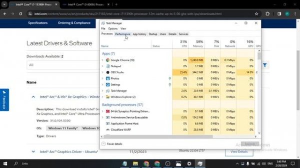 How to update Intel iris Xe Graphics Driver | download intel iris xe latest graphics driver 2024