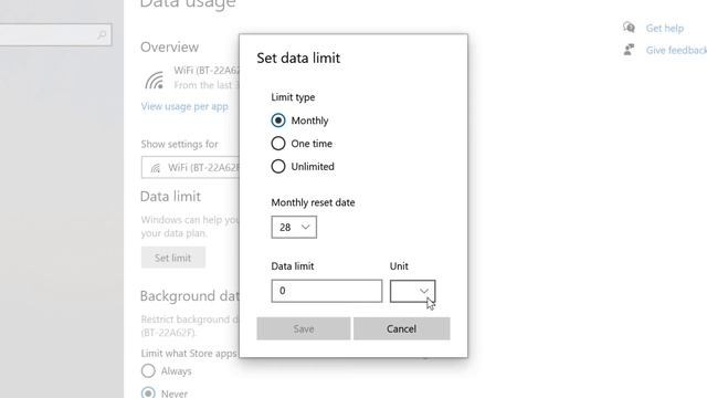 How to Set Data Limits In Windows 10 смотреть онлайн