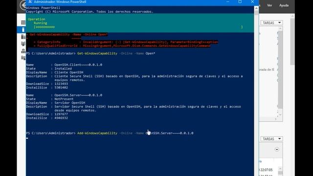 03 Curso Windows Server 2019: Instalando OpenSSH (PowerShell) смотреть онлайн