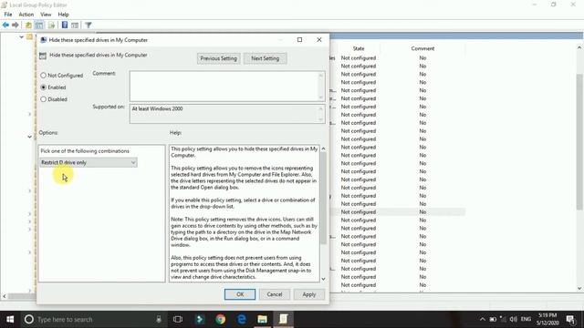 How to hide drive in windows 10 ! смотреть онлайн