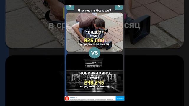 Мировой рекорд по игре "Что гуглят больше" (нет) смотреть онлайн