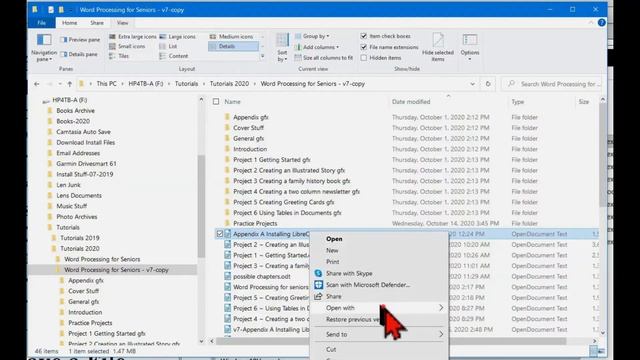 Organizing Files using Windows File Explorer. смотреть онлайн