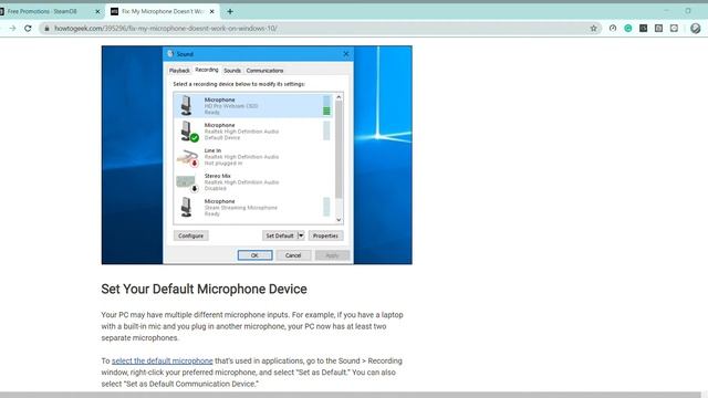Actual Microphone Fix | Windows 10 смотреть онлайн