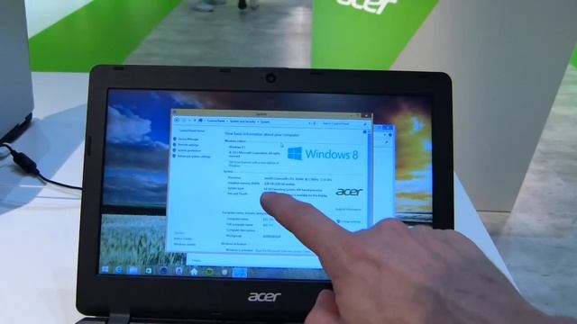 IFA 2014 | Acer E11 ES1 Low Cost Windows Laptop Hands On Video смотреть онлайн