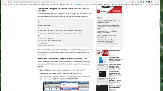 What To Do When I Get a Website Temporarily Unavailable Message and Restore Hosts to Default on Mac смотреть онлайн
