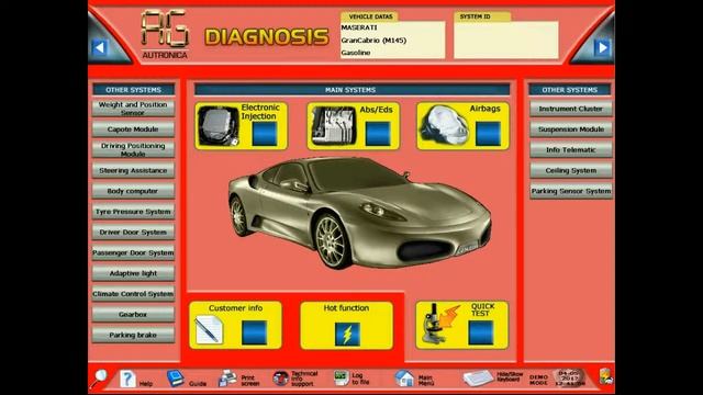 Diagnosis Maserati Grancabrio M145 смотреть онлайн