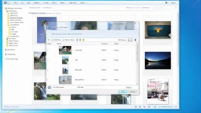 Create DVDs in Windows 7 смотреть онлайн