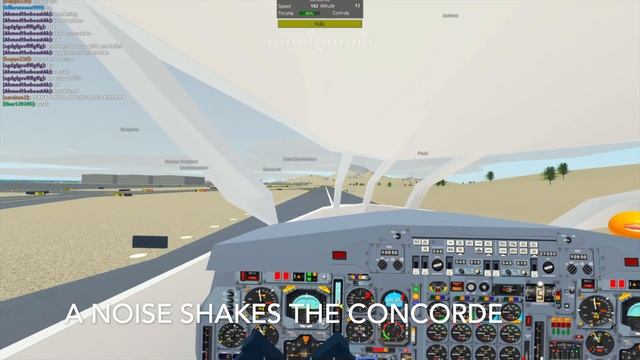 Supersonic Burn| Air France 4590| Roblox recreation смотреть онлайн