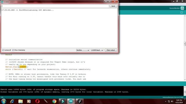 Arduino MPU6050 accelerometer with 3D simulator смотреть онлайн