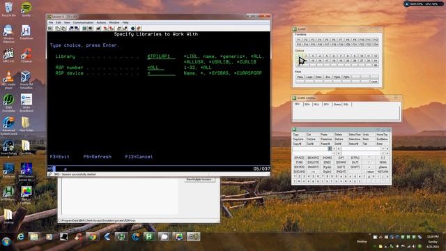 AS400 GUI for IBM Personal Communications iSeries Access for Windows смотреть онлайн