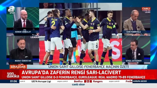 Cem Pamiroğlu'ndan FENERBAHÇE'NİN AVRUPA GALİBİYETİNE ÖVGÜLER! (Union Saint-Gilloise 0-3 Fenerbahçe смотреть онлайн